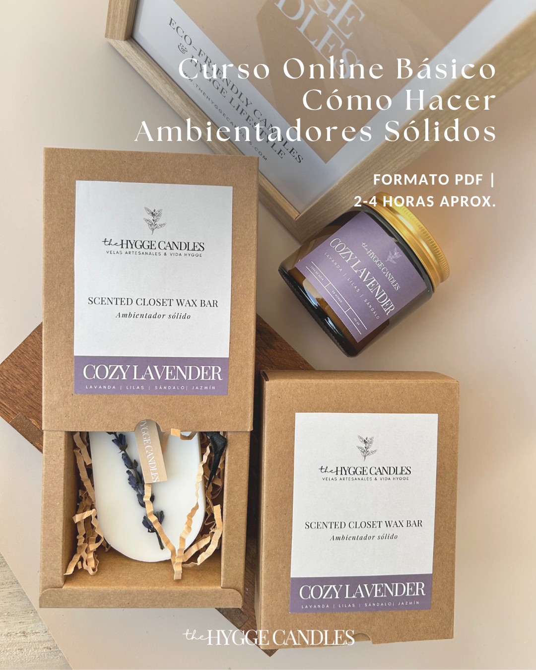 Curso Básico: Cómo hacer tus ambientadores sólidos de armario The Hygge Candles