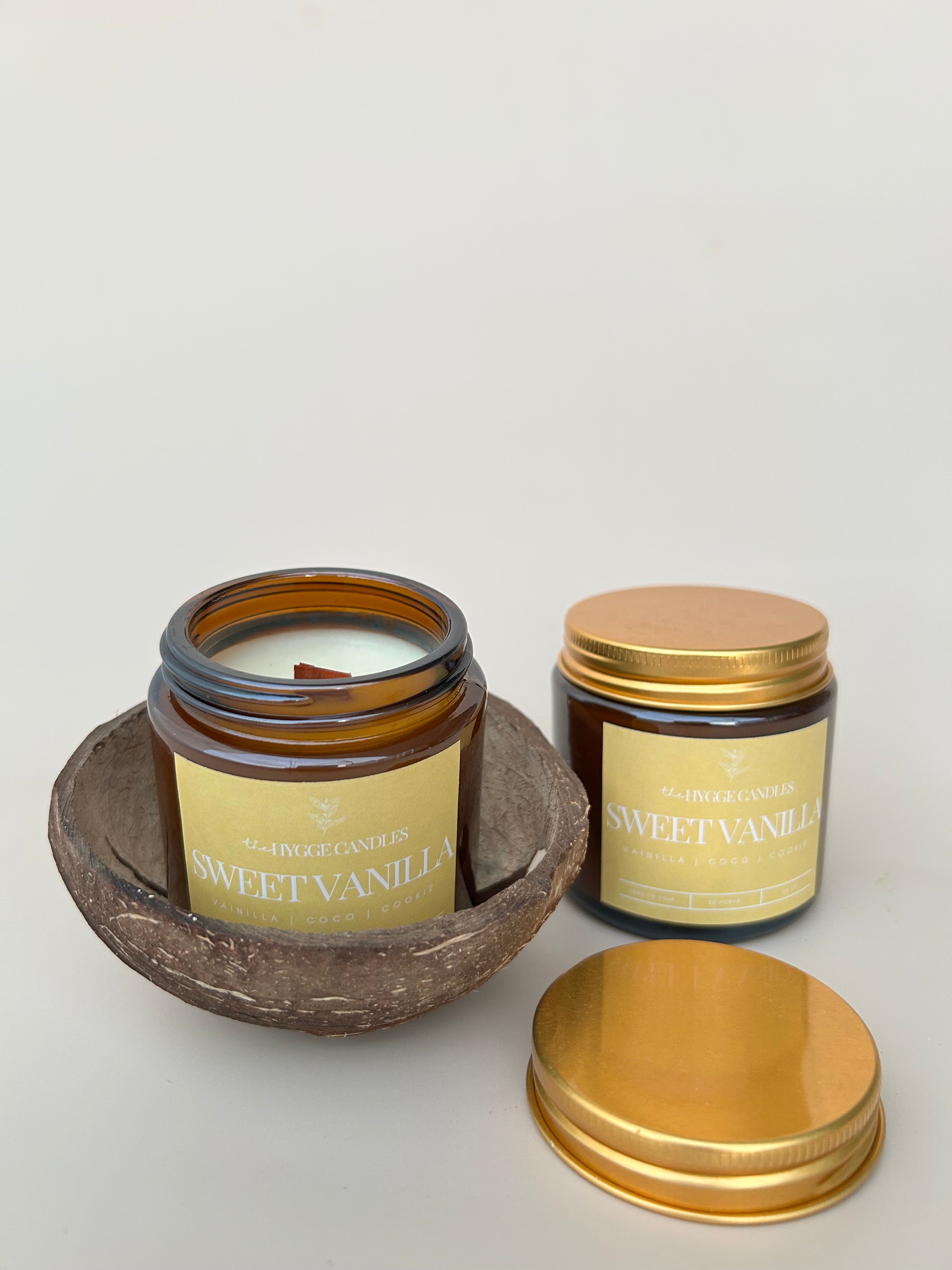 Sweet Vanilla - Vela aromática (peq.) The Hygge Candles