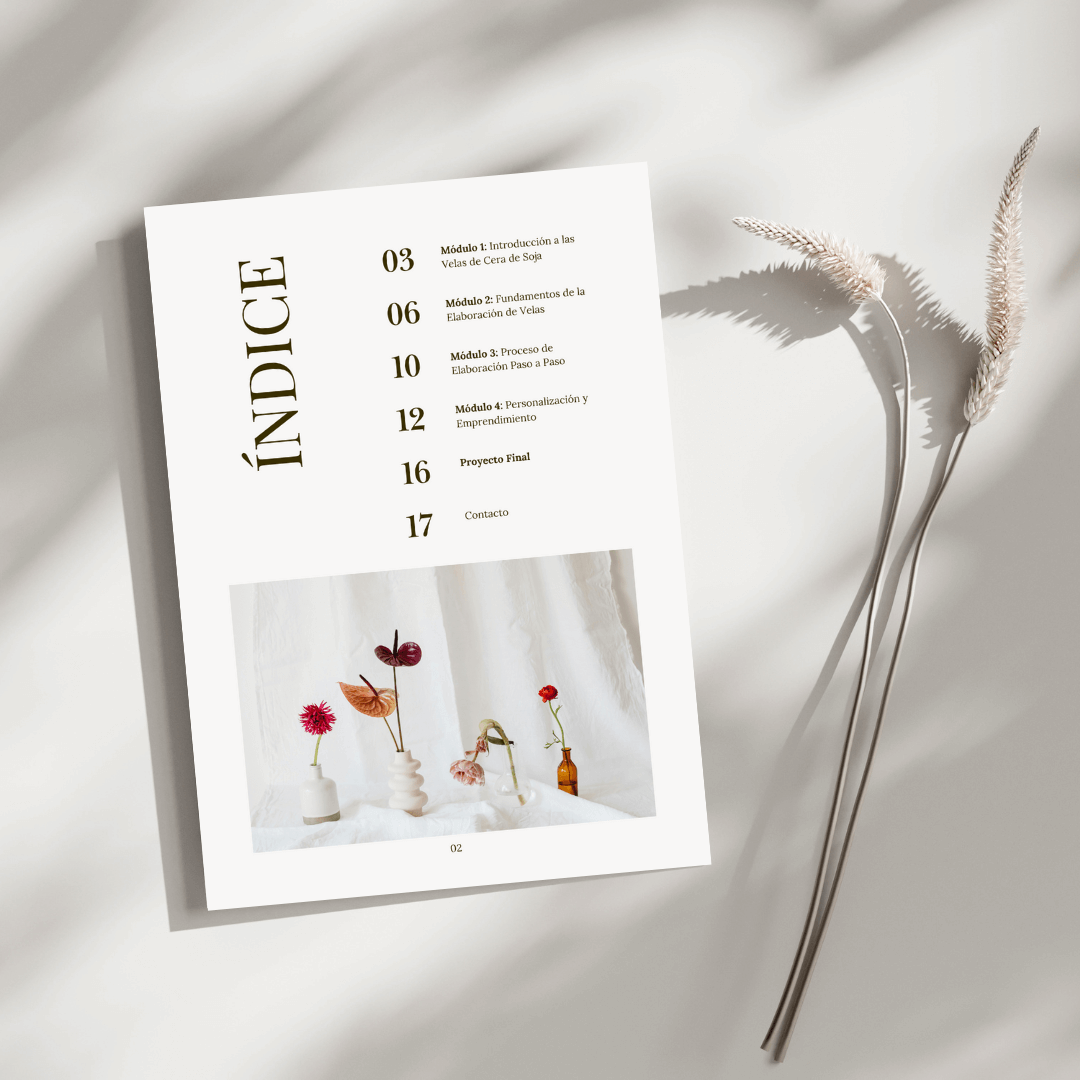 Curso de Introducción a las Velas de Cera de Soja: Aprende a Crear tus Propias Velas