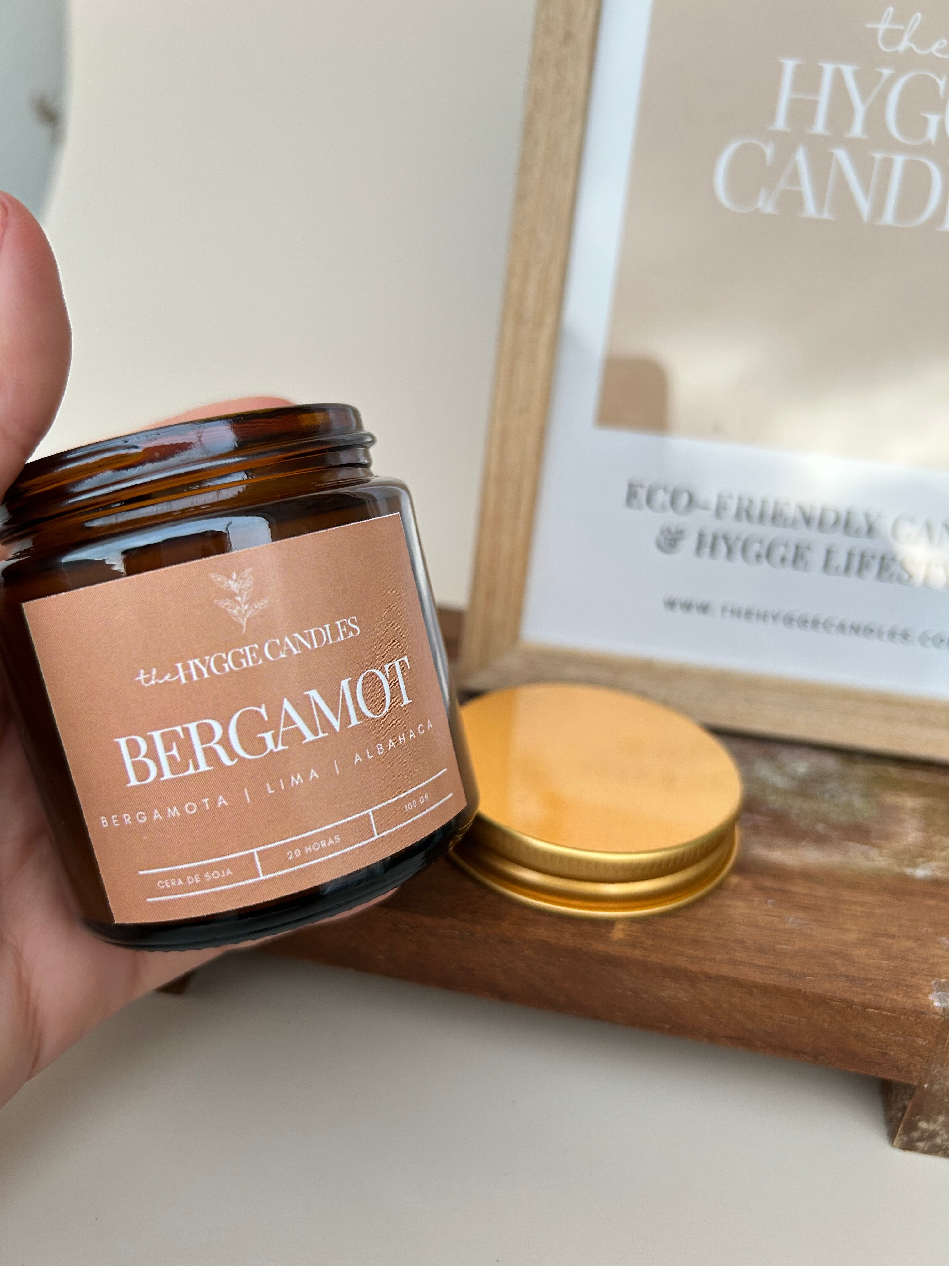 Bergamot - Vela aromática (peq.) The Hygge Candles