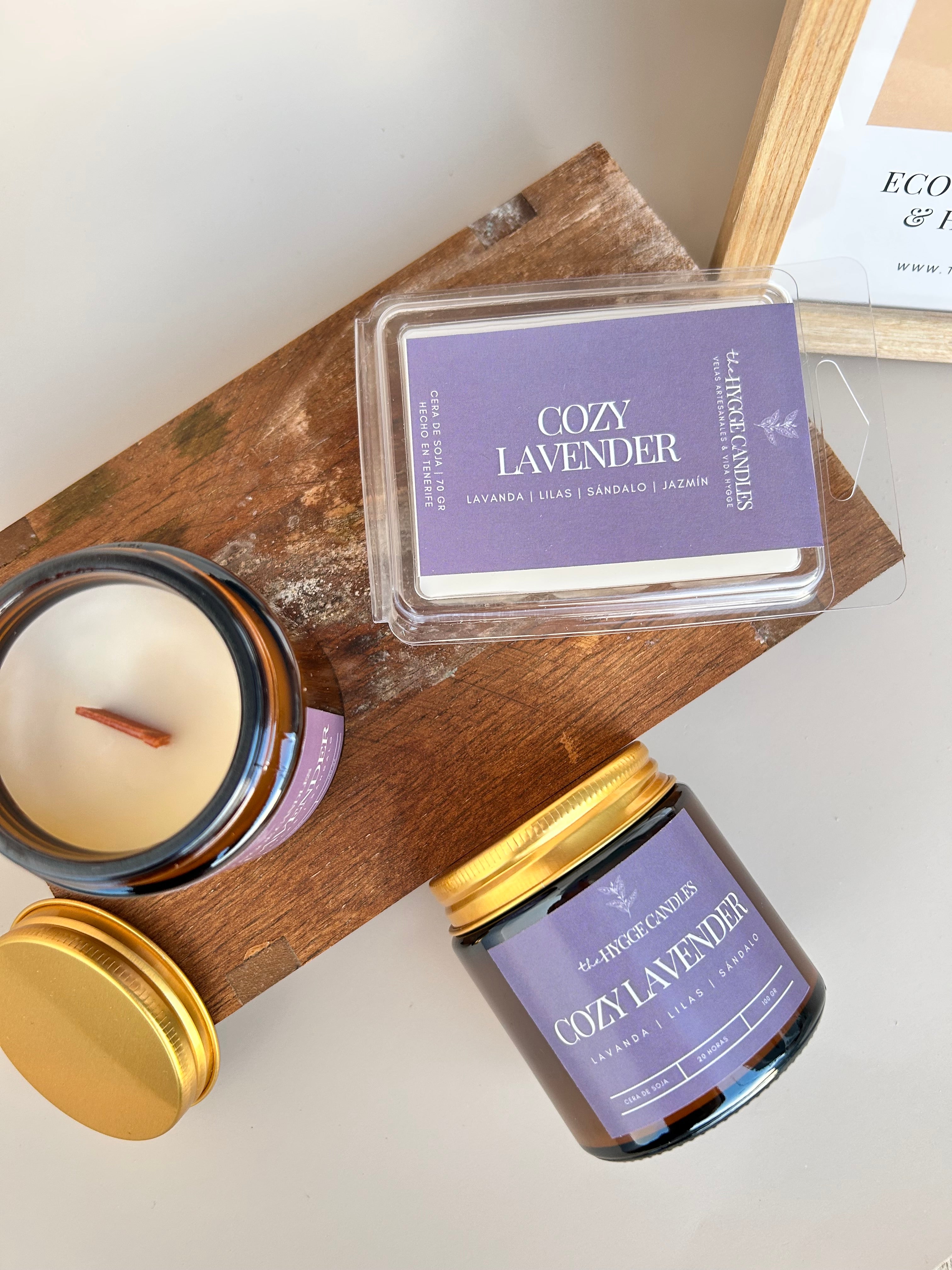 COZY LAVENDER - Wax Melts para Derretir The Hygge Candles