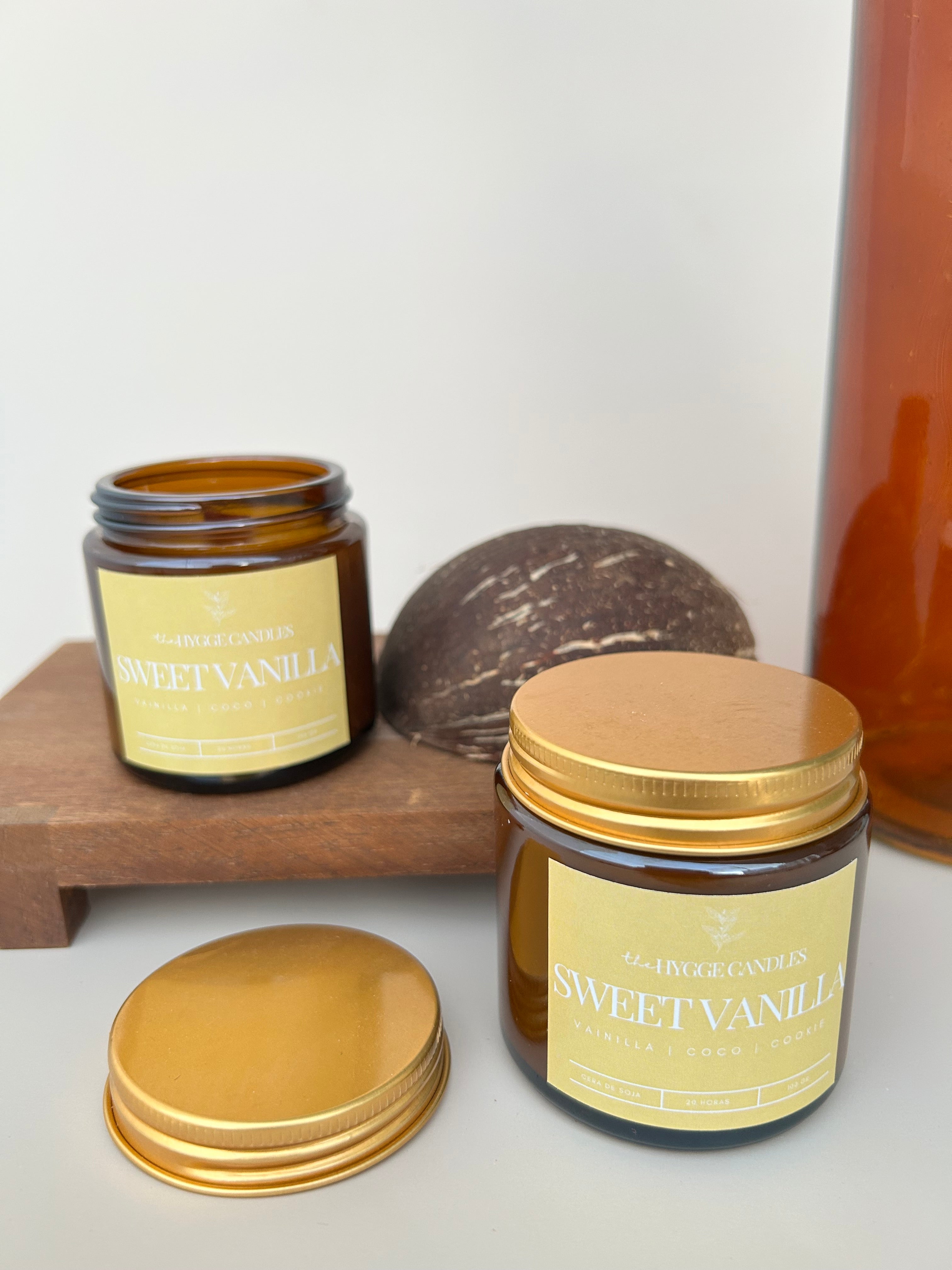 Sweet Vanilla - Vela aromática (peq.) The Hygge Candles
