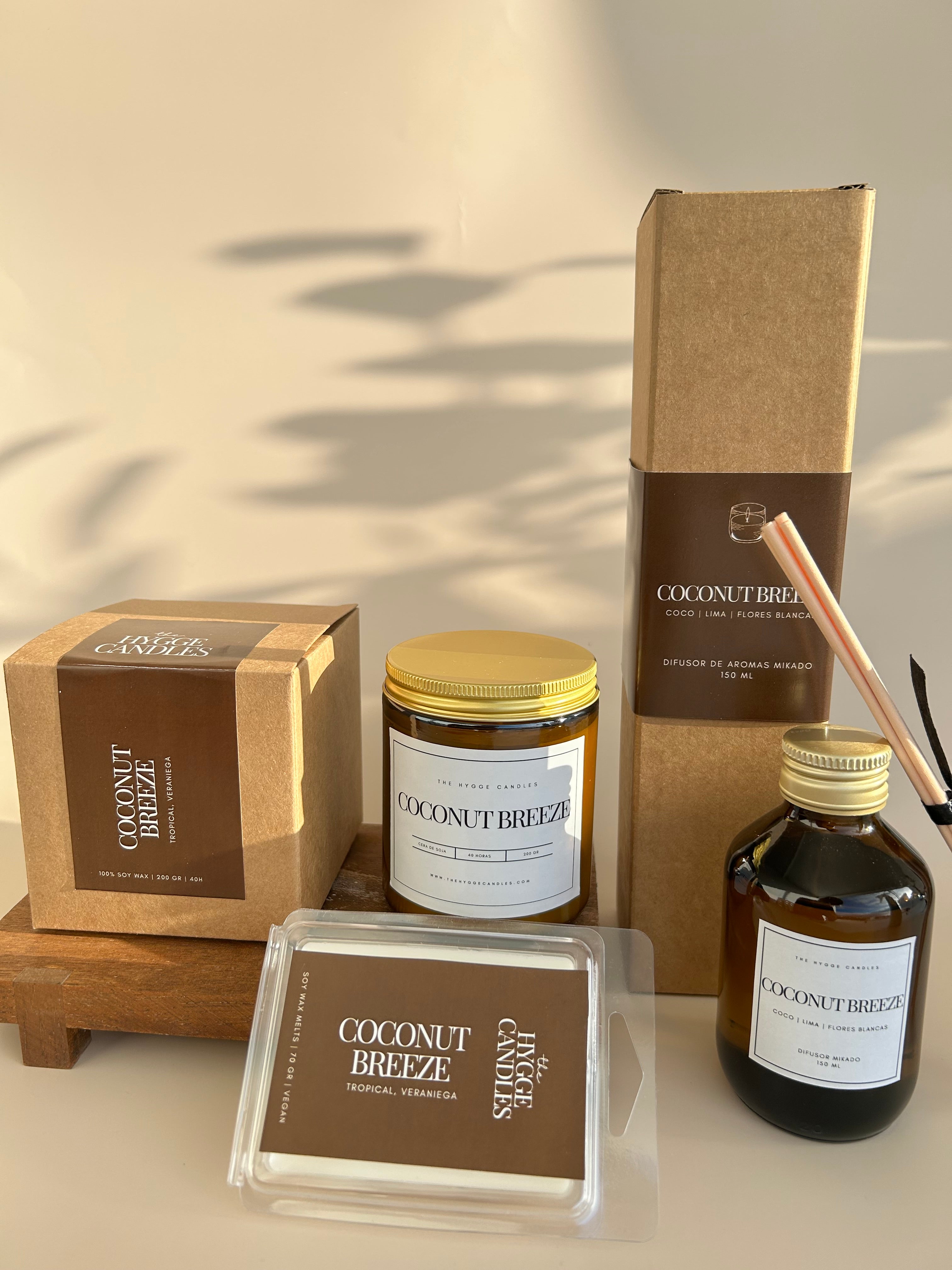 COCONUT BREEZE - Vela especial en coco natural The Hygge Candles