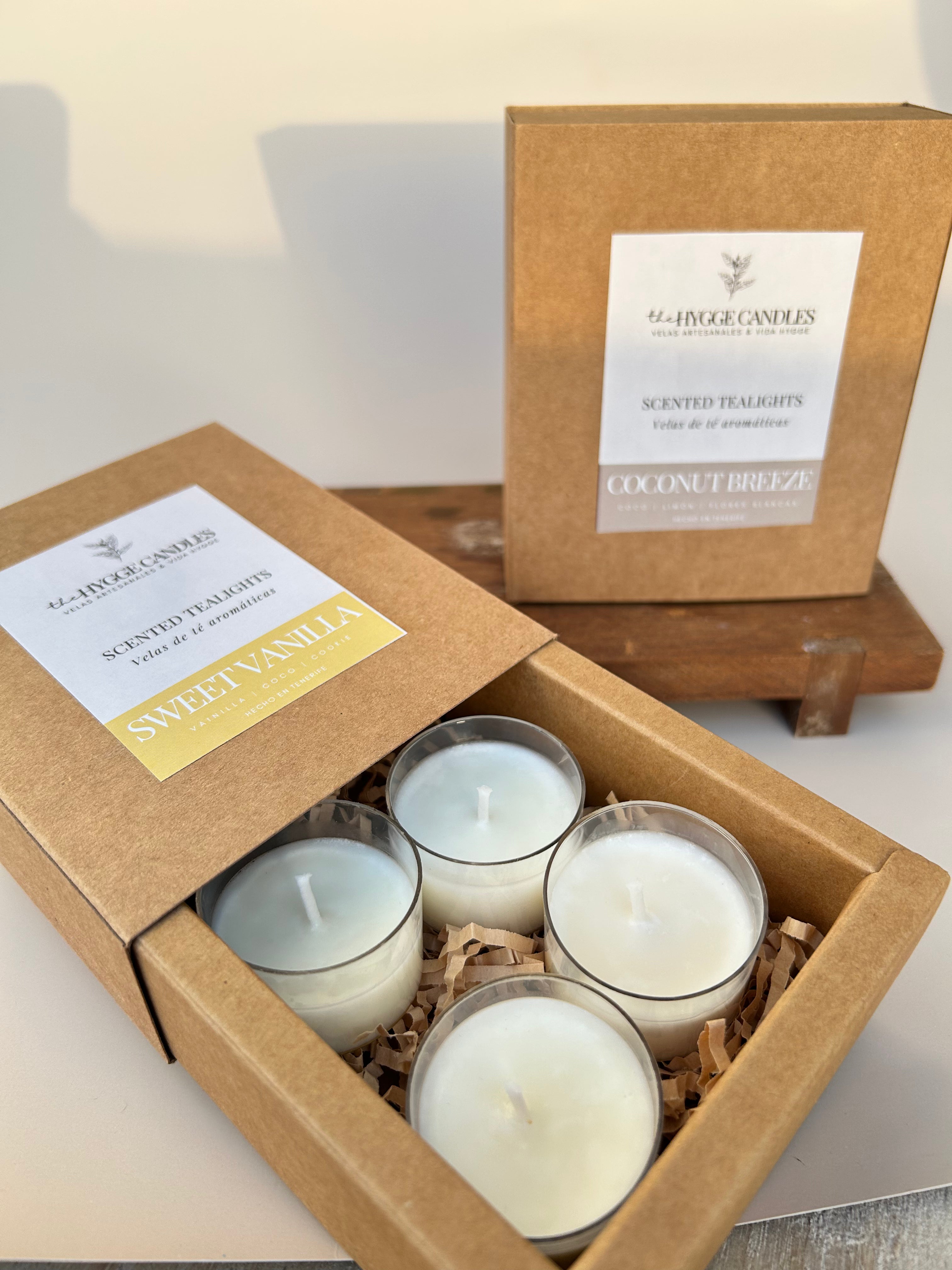 SWEET VANILLA - Velas de té The Hygge Candles