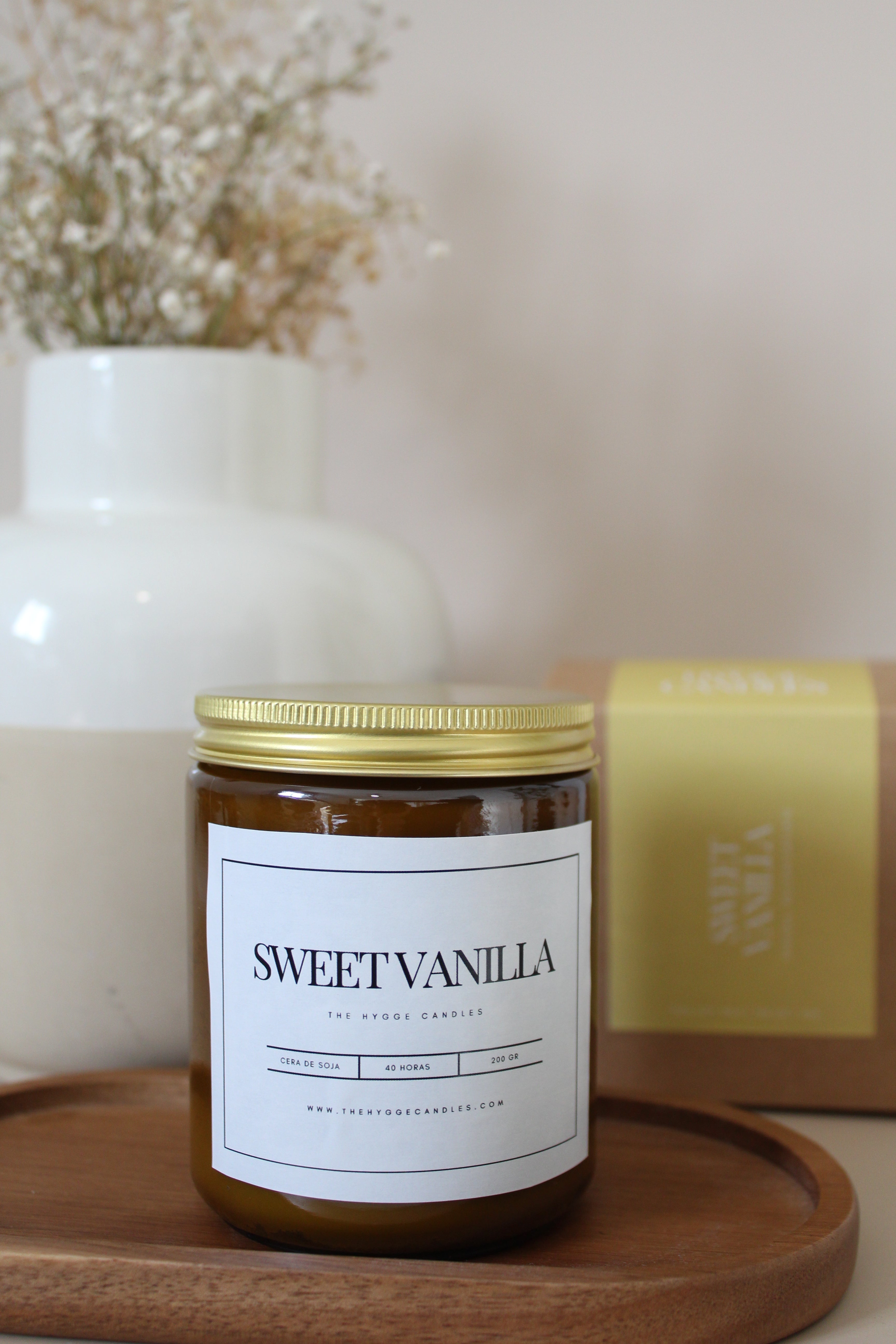 Vela aromática Sweet Vanilla The Hygge Candles