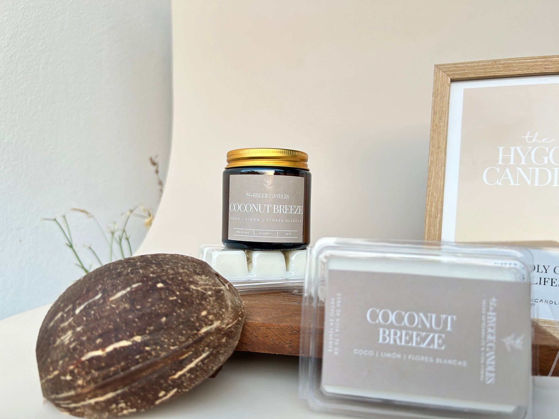 COCONUT BREEZE - Wax Melts para Derretir The Hygge Candles
