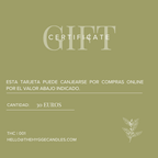 Tarjeta regalo The Hygge Candles