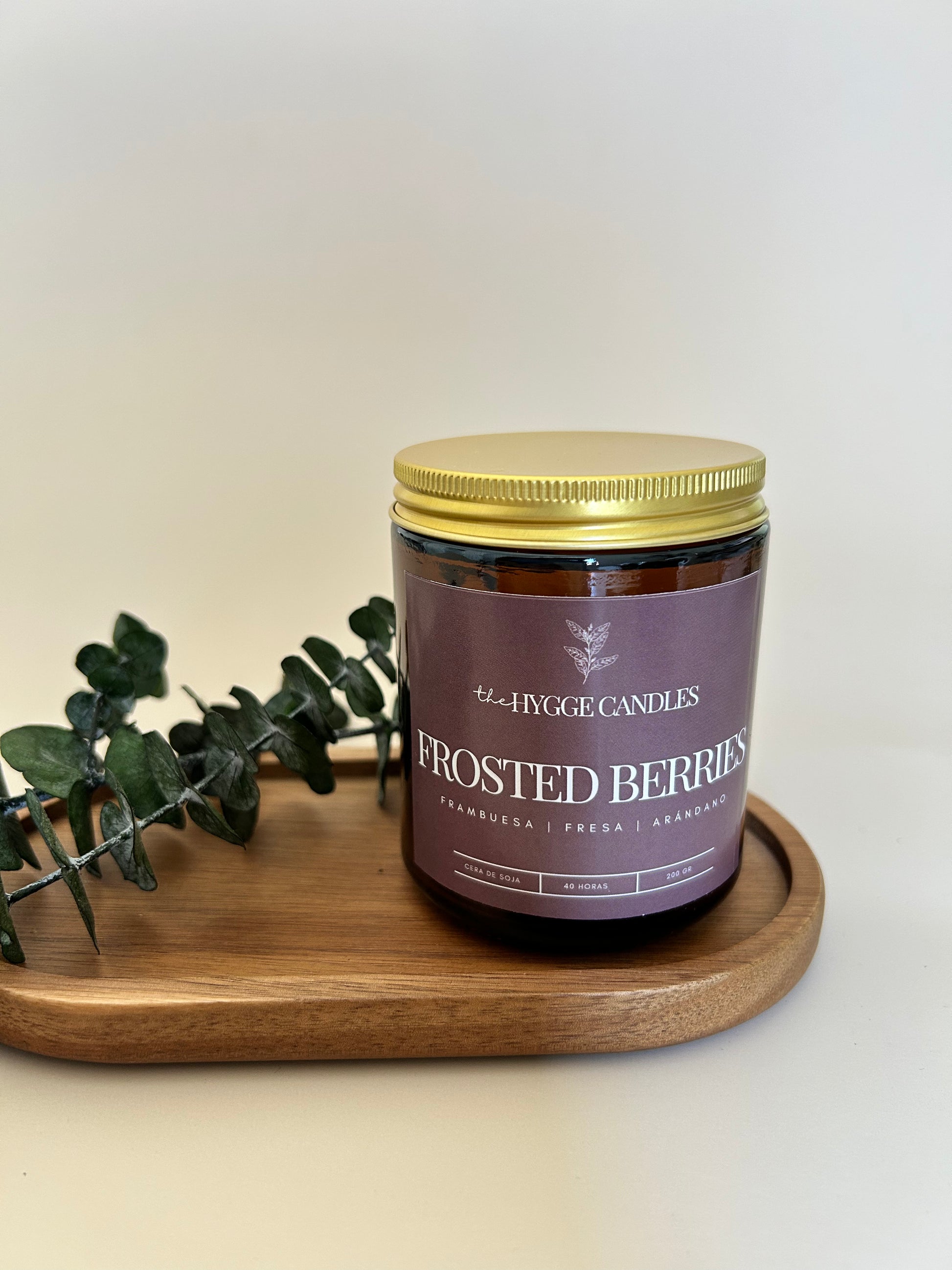FROSTED BERRIES - Vela aromática The Hygge Candles