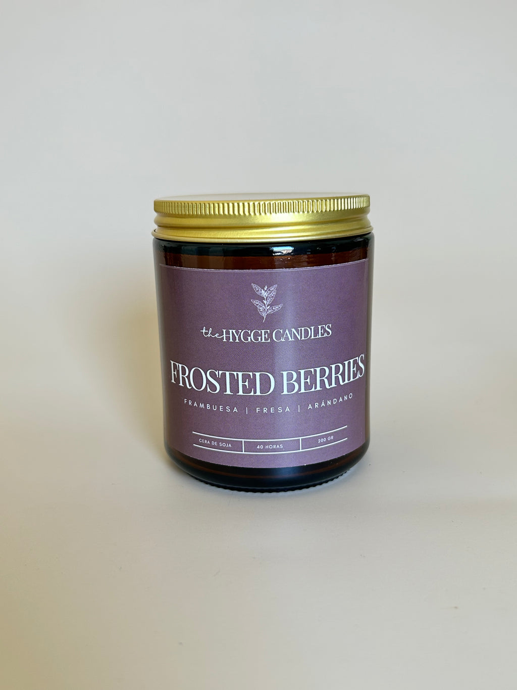 FROSTED BERRIES - Vela aromática The Hygge Candles
