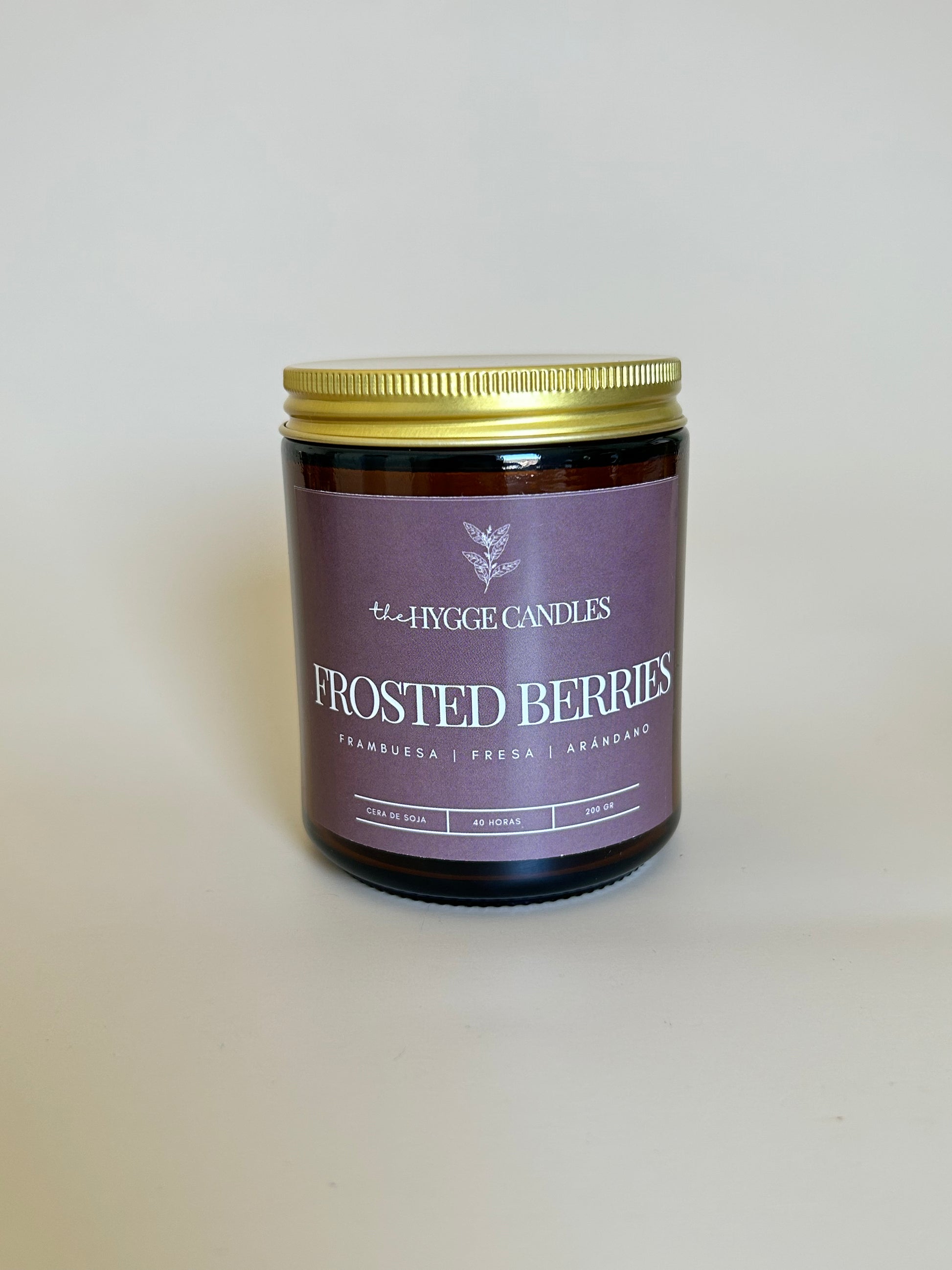 FROSTED BERRIES - Vela aromática The Hygge Candles
