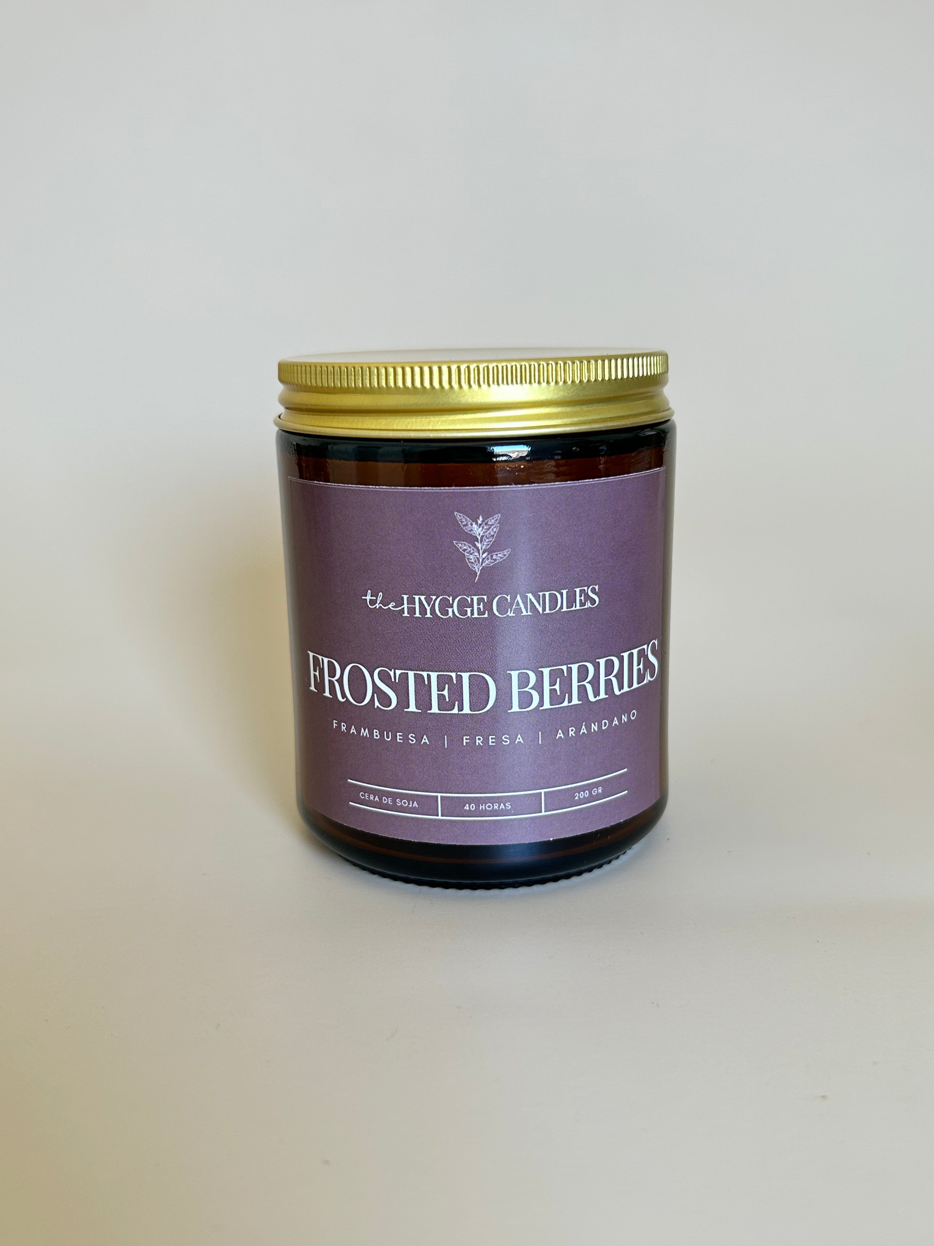 FROSTED BERRIES - Vela aromática The Hygge Candles
