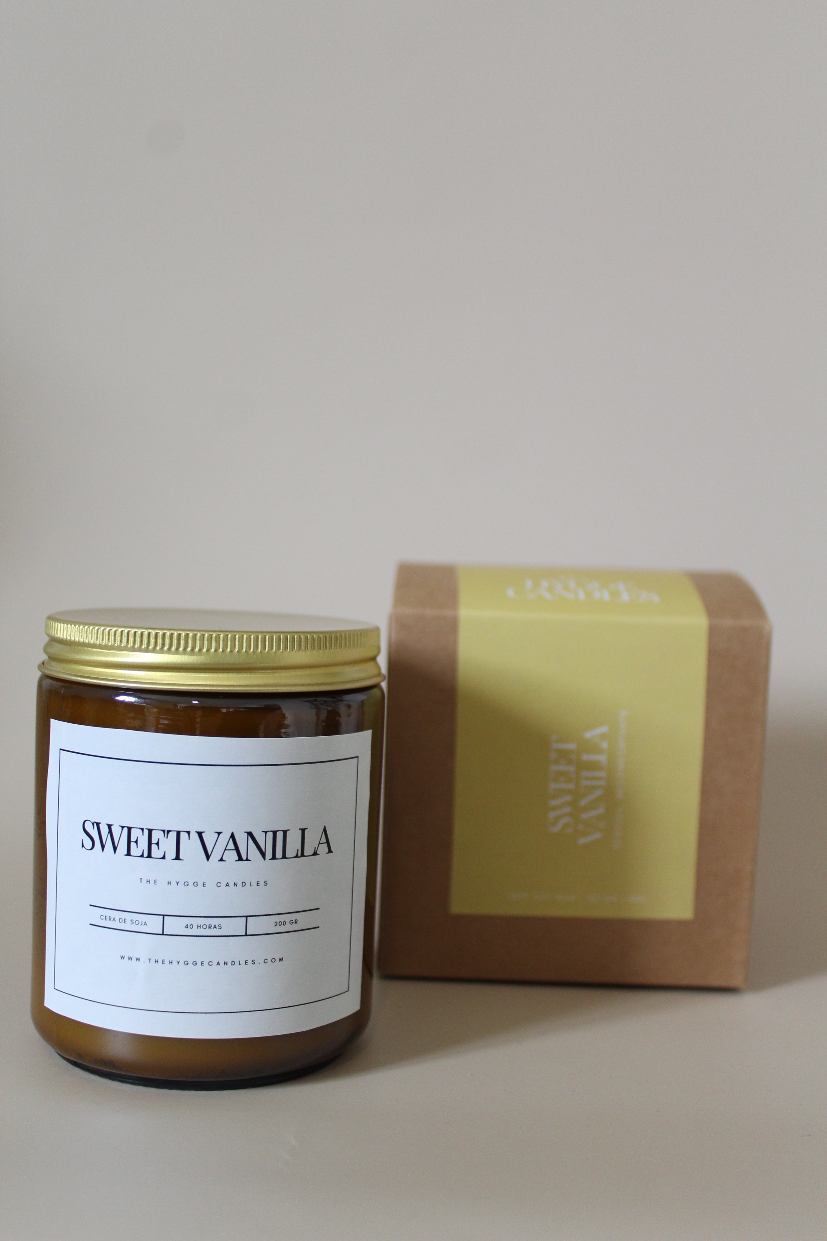 Vela aromática Sweet Vanilla The Hygge Candles