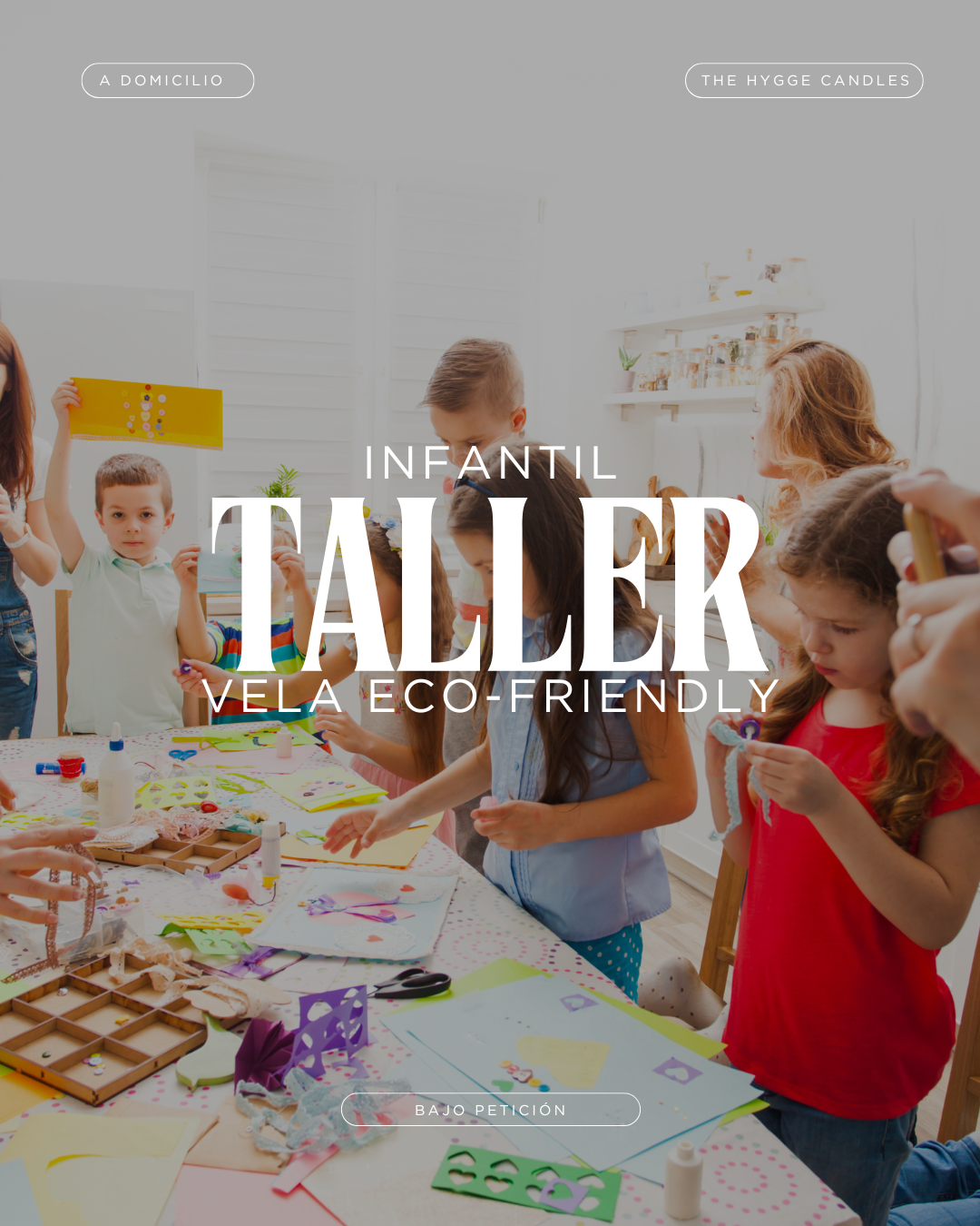 Taller Presencial Infantil Vela Eco-Friendly The Hygge Candles